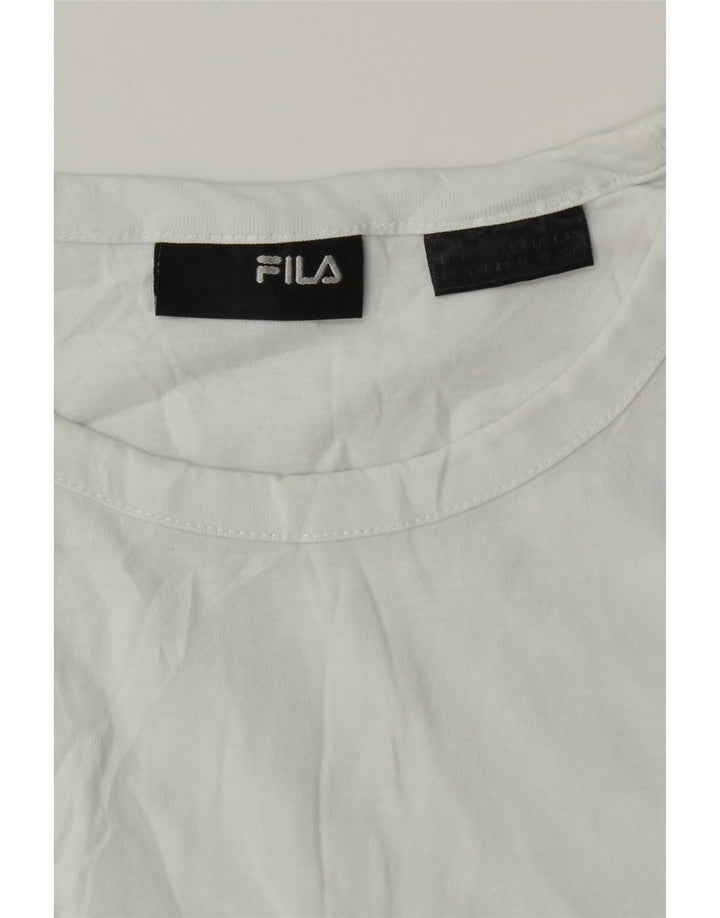 Fila Herren-Trägershirt, klein, Weiß, Farbblock