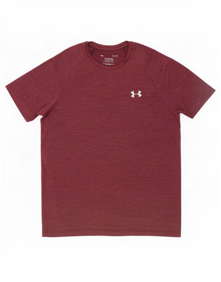 Under Armour Herren T-Shirt Top Medium Burgund Polyester