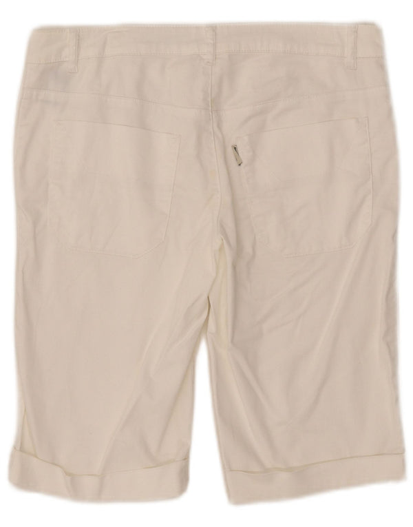 Jeckerson Damen Freizeitshorts W29 Mittelweiße Baumwolle