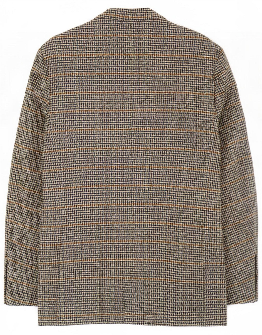Burberrys Herren-Blazer mit 1 Knopf, IT 50, große blaue Hahnentritt-Wolle