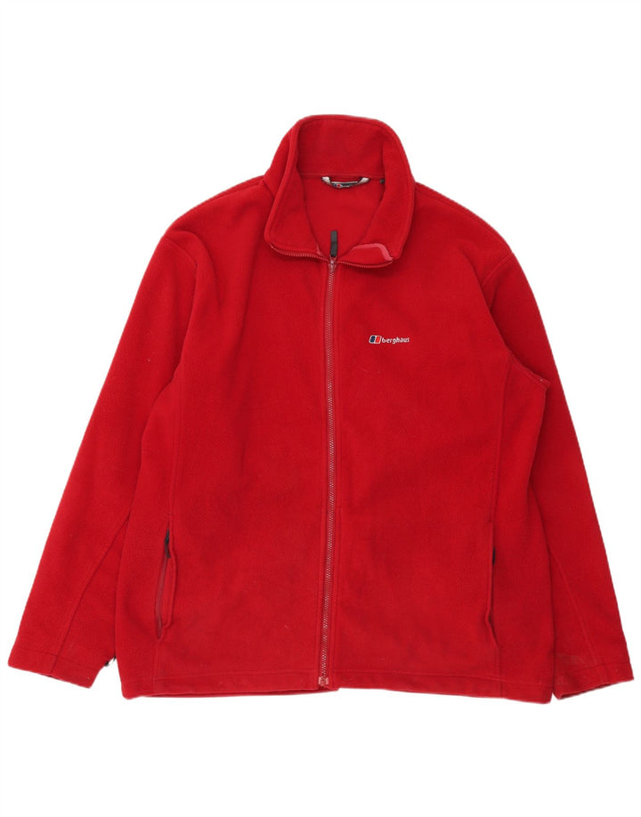 Berghaus Herren Fleecejacke UK 44 2XL Rot Polyester