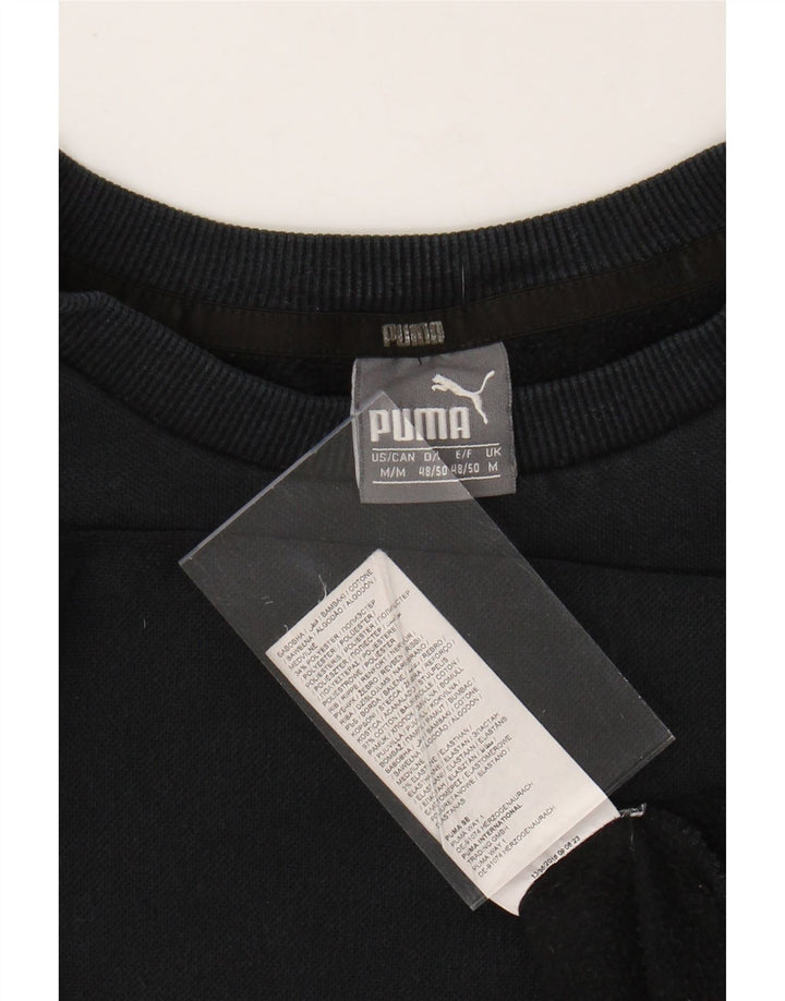 PUMA Herren Grafik-Sweatshirt-Pullover, mittelschwarz, Baumwolle