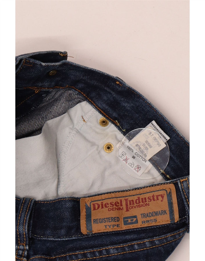 Diesel Damen Straight Jeans W28 L29 Blaue Baumwolle