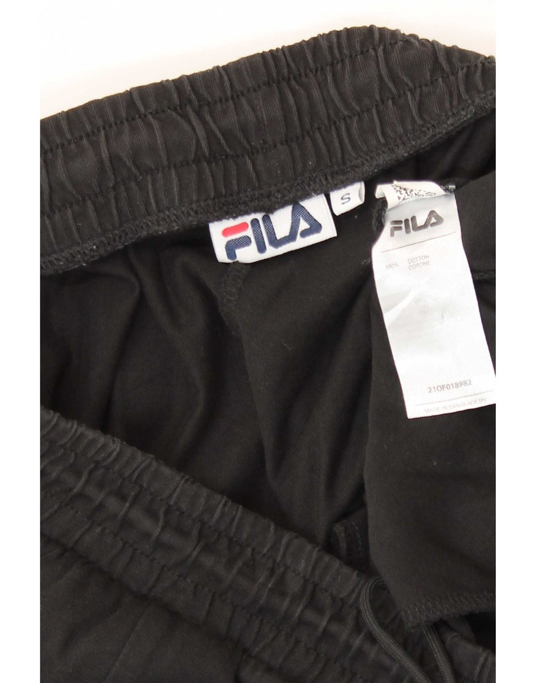 Fila Herren Graphic Sport Shorts Small Schwarz Baumwolle