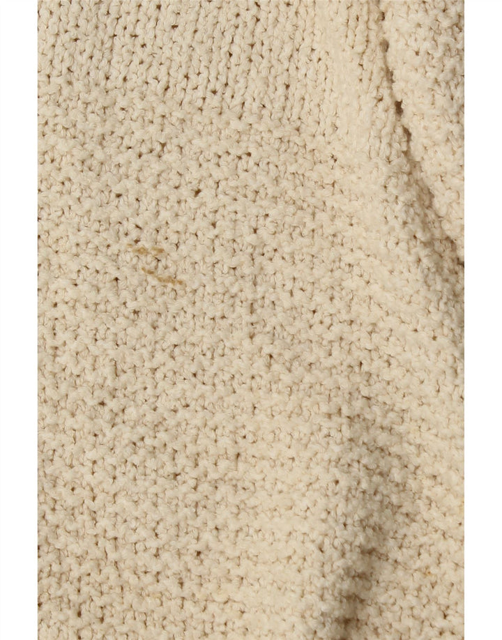 Topshop Damen-Pullover mit Rollkragen, übergroß, Gr. 8, gebrochenes Weiß