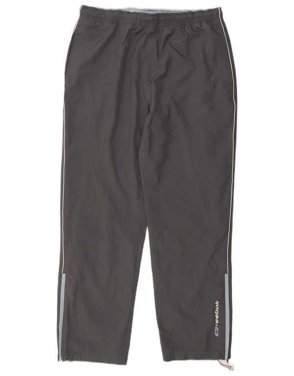 Reebok Herren-Trainingshose, Größe S, Grau