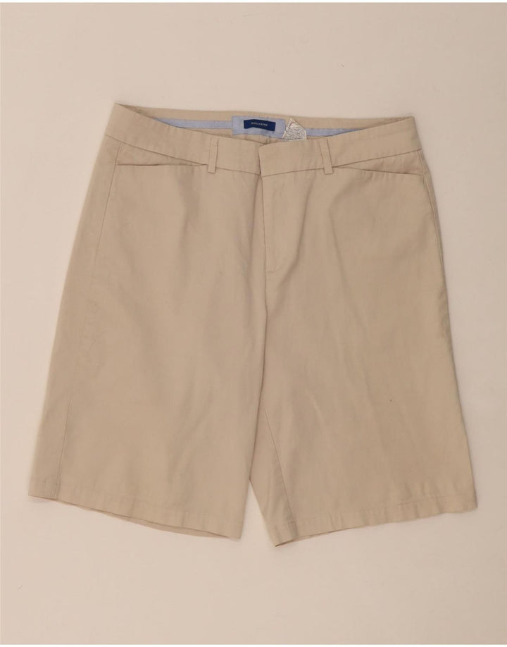 DOCKERS Womens Bermuda Shorts US 12 Large W34  Beige Cotton Vintage Dockers and Second-Hand Dockers from Messina Hembry 