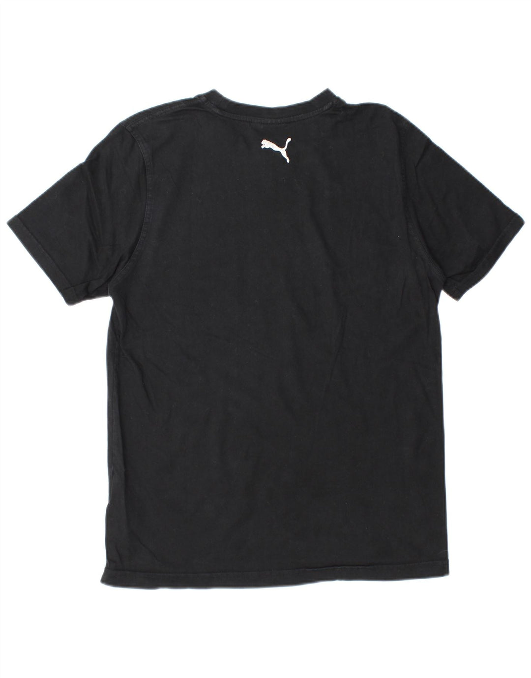 PUMA Herren Grafik T-Shirt Top Medium Schwarz Baumwolle
