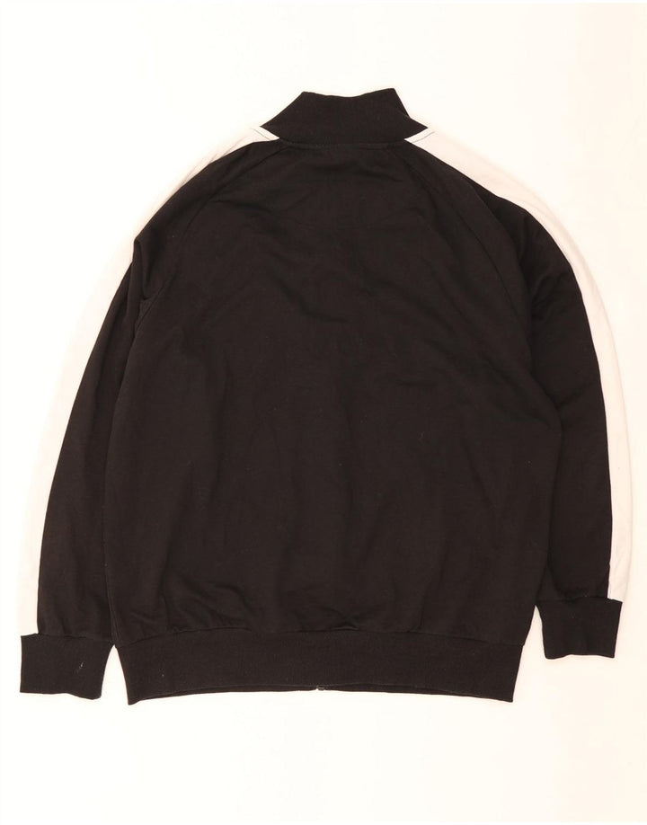 Umbro Herren-Trainingsanzug-Oberteil, Jacke, 2XL, Schwarz, Colourblock-Baumwolle