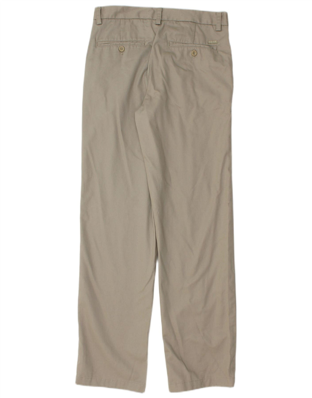 IZOD Herren gerade Chinohose W29 L32 Beige Baumwolle