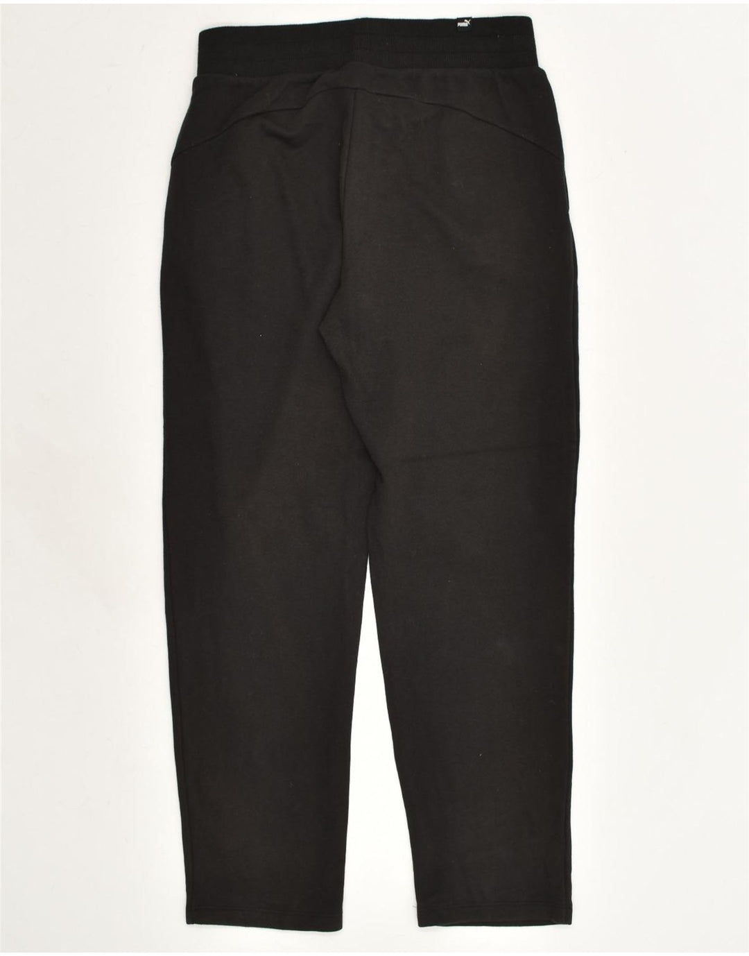 PUMA Womens Tracksuit Trousers UK 10 Small Black Cotton | Vintage Puma | Thrift | Second-Hand Puma | Used Clothing | Messina Hembry 
