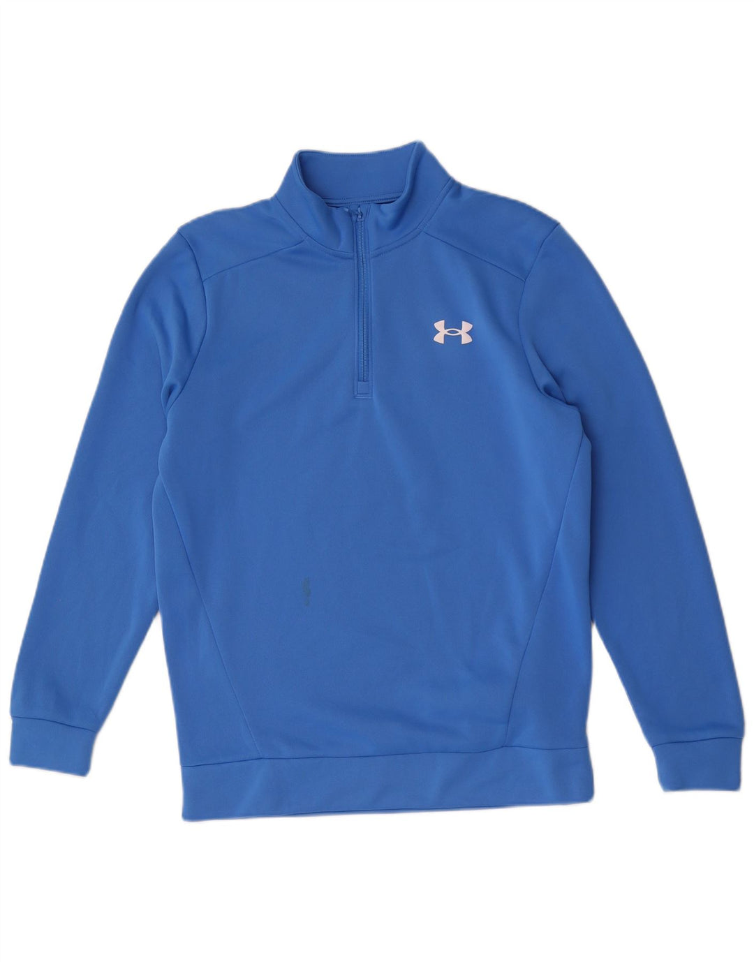 Under Armour Herren-Sweatshirt mit Reißverschluss am Hals, klein, blau, Polyester