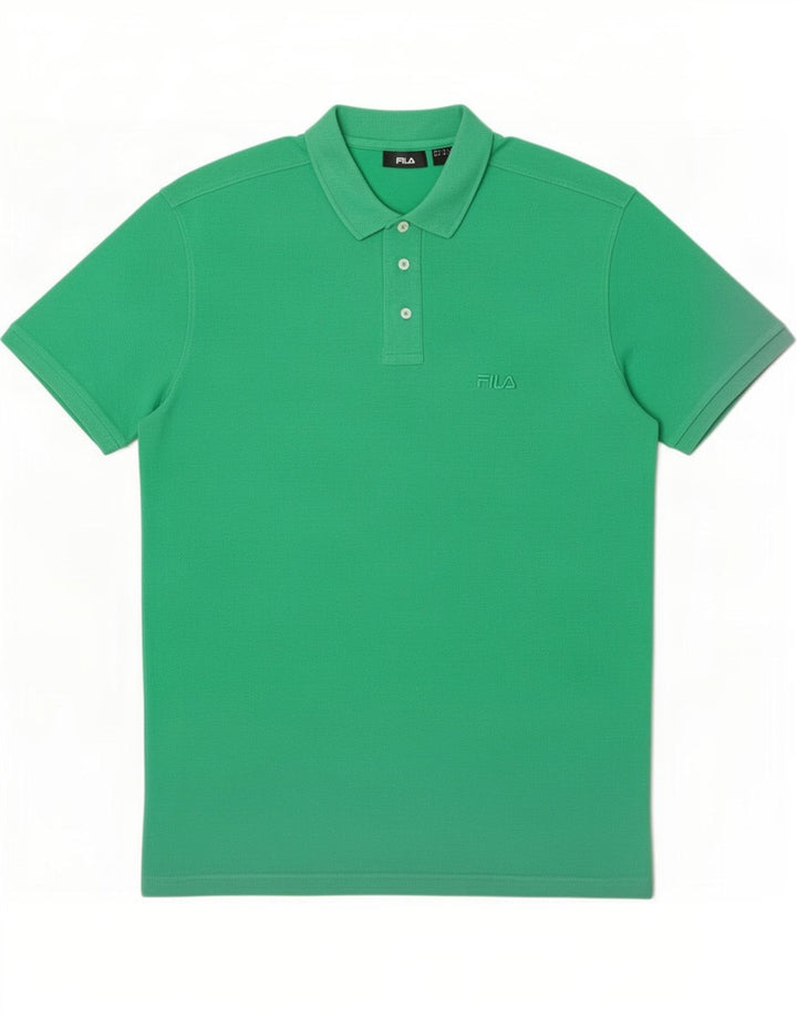 Fila Herren Poloshirt Große grüne Baumwolle