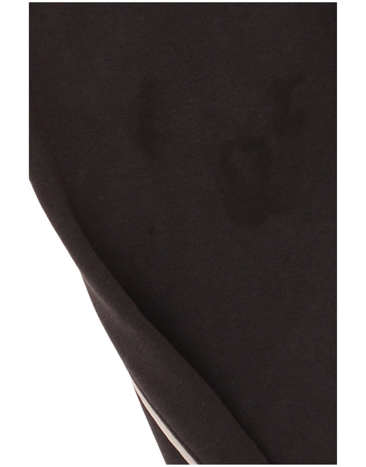 Adidas Herren-Trainingshose, Jogginghose, klein, grau gestreift, Baumwolle