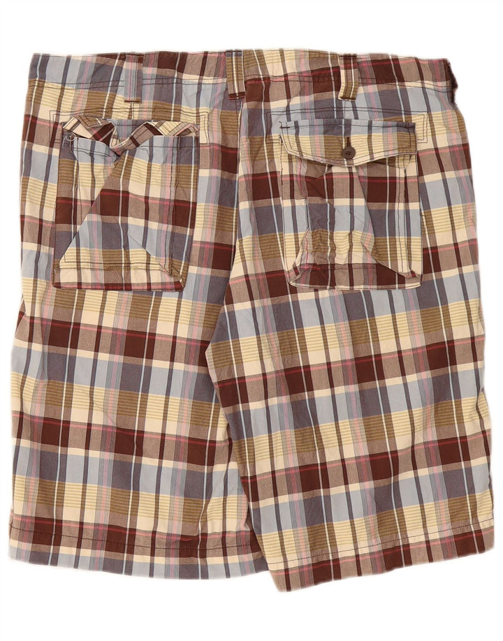 Lee Herren Chinoshorts W38 XL Mehrfarbig karierte Baumwolle