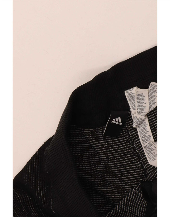 Adidas Herren-Trainingshose, Jogginghose, Mittelschwarz, geometrische Wolle
