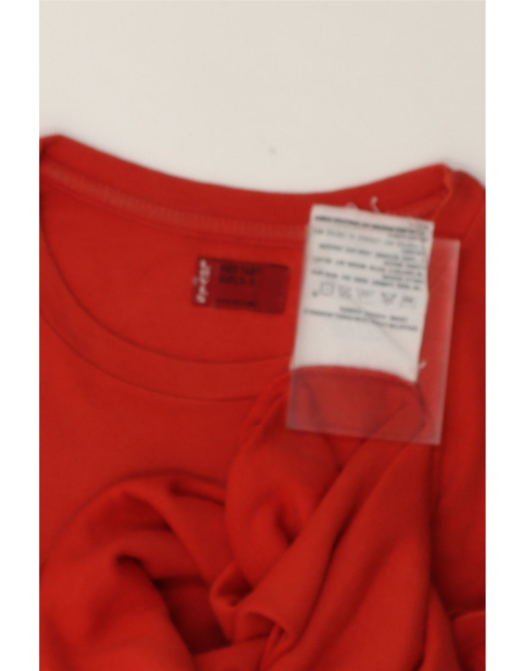 LEVI'S Womens T-Shirt Top UK 10 Small Red Cotton Vintage Levi's and Second-Hand Levi's from Messina Hembry 