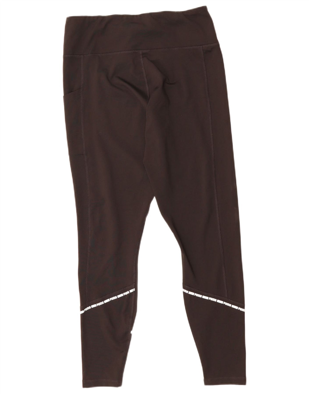 PUMA Damen Leggings UK 16 Large Schwarz Polyester