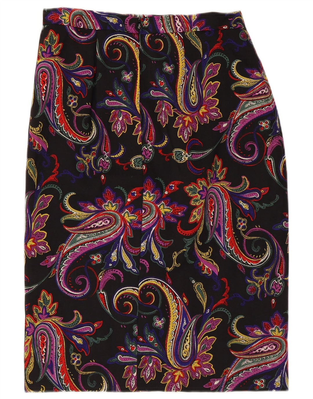Vintage Damen Bleistiftrock W30 Medium Mehrfarbig Paisley