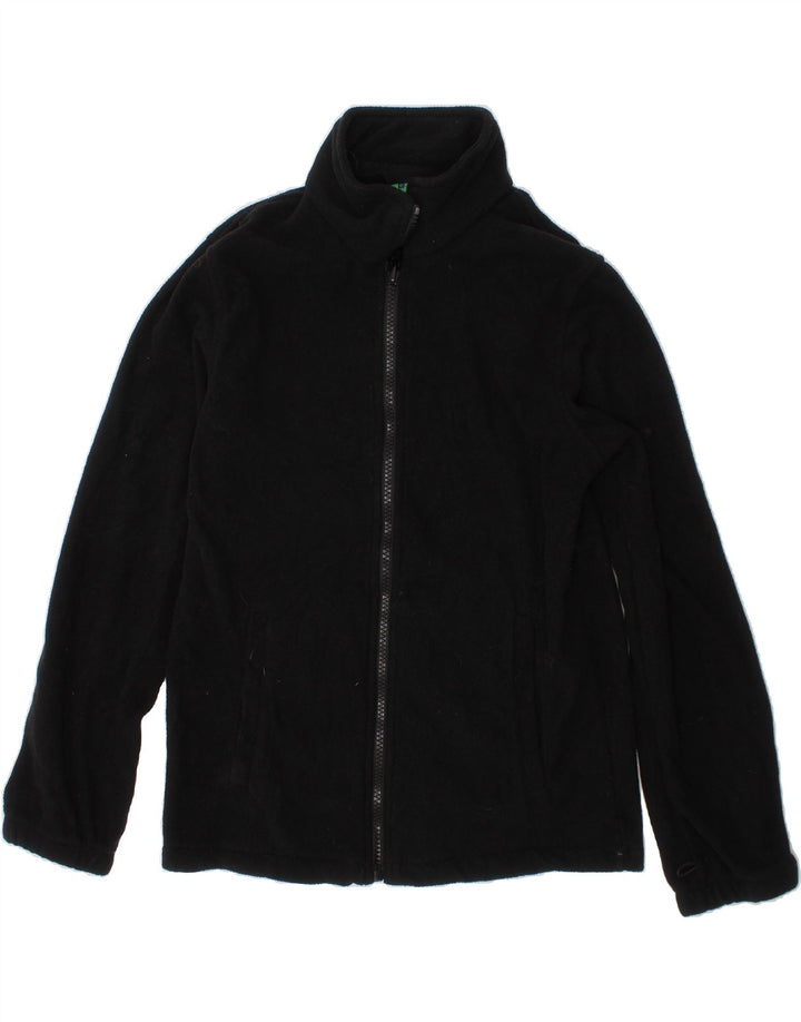 MOUNTAIN WAREHOUSE Boys Fleece Jacket 11-12 Years Black Polyester Vintage Mountain Warehouse and Second-Hand Mountain Warehouse from Messina Hembry 