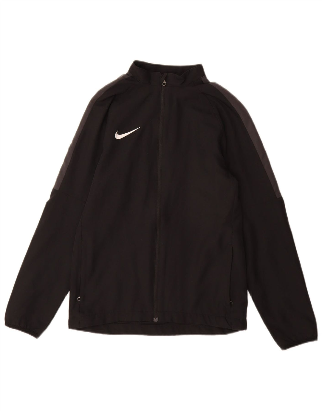 Nike Jungen Dri Fit Trainingsanzug-Top-Jacke, 12–13 Jahre, Größe L, Schwarz, Farbblock