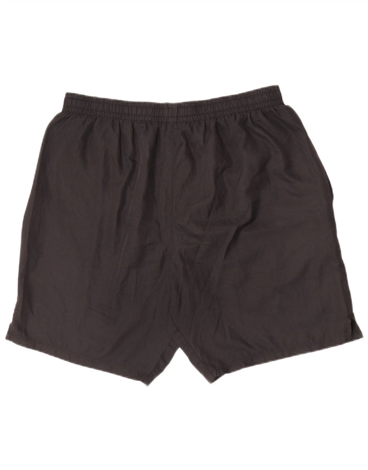 Umbro Herren-Sportshorts, groß, schwarzes Farbblock-Polyester