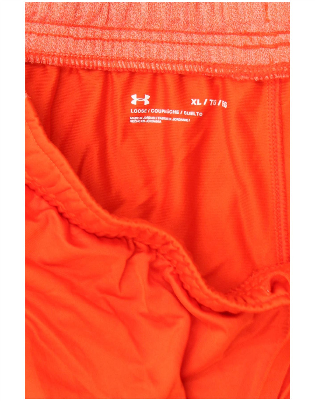 UNDER ARMOUR Herren Sportshorts XL Orange Polyester