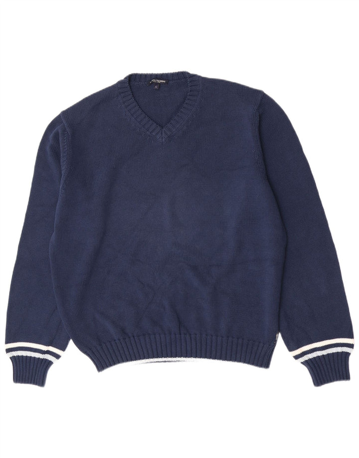 Marina Yachting Herren-Pullover mit V-Ausschnitt, Größe L, Marineblau