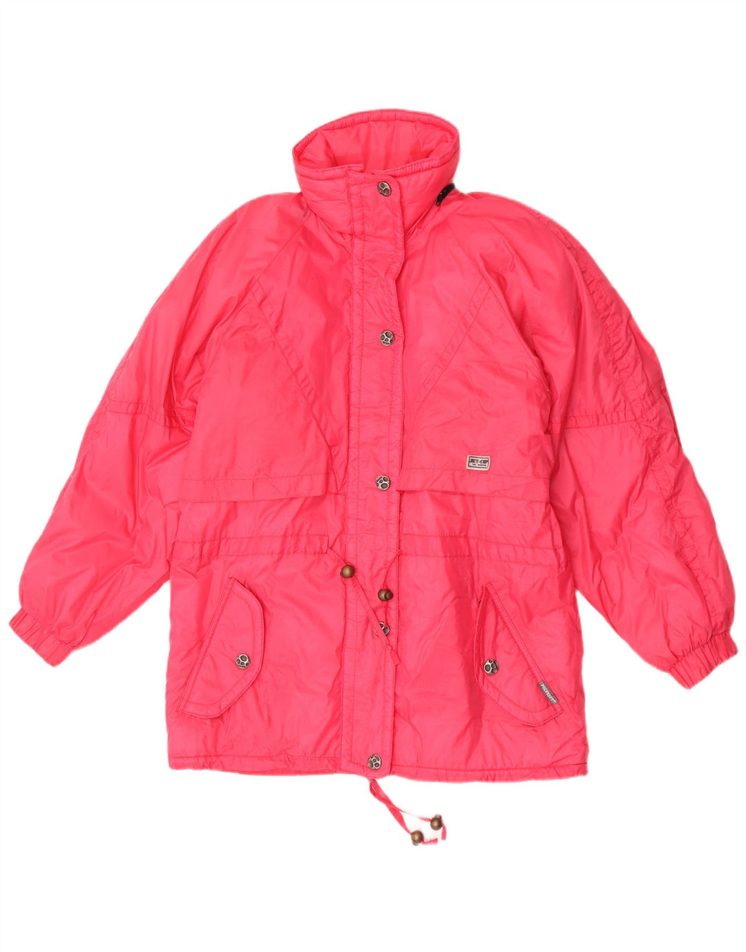 Vintage Damen Windjacke UK 10 Small Rosa Polyamid
