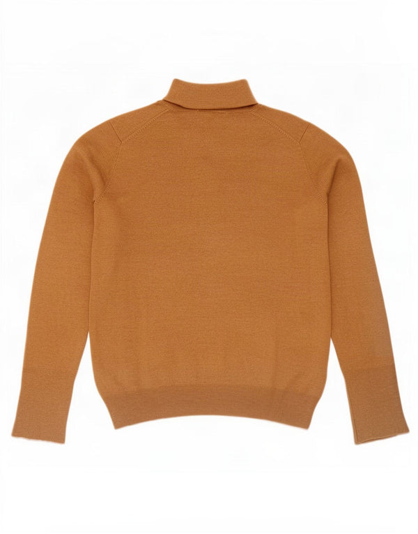 Rollkragenpullover für Damen von Zara, Gr. 40, Größe L, Beige, Viskose