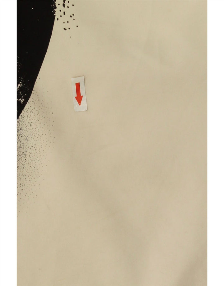 Quiksilver Herren-Badeshorts mit Grafik, groß, weißes Farbblock-Polyester
