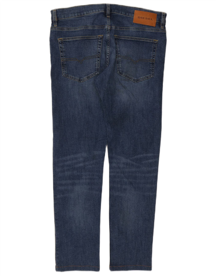 Diesel Herren Slim Jeans W33 L30 Blaue Baumwolle