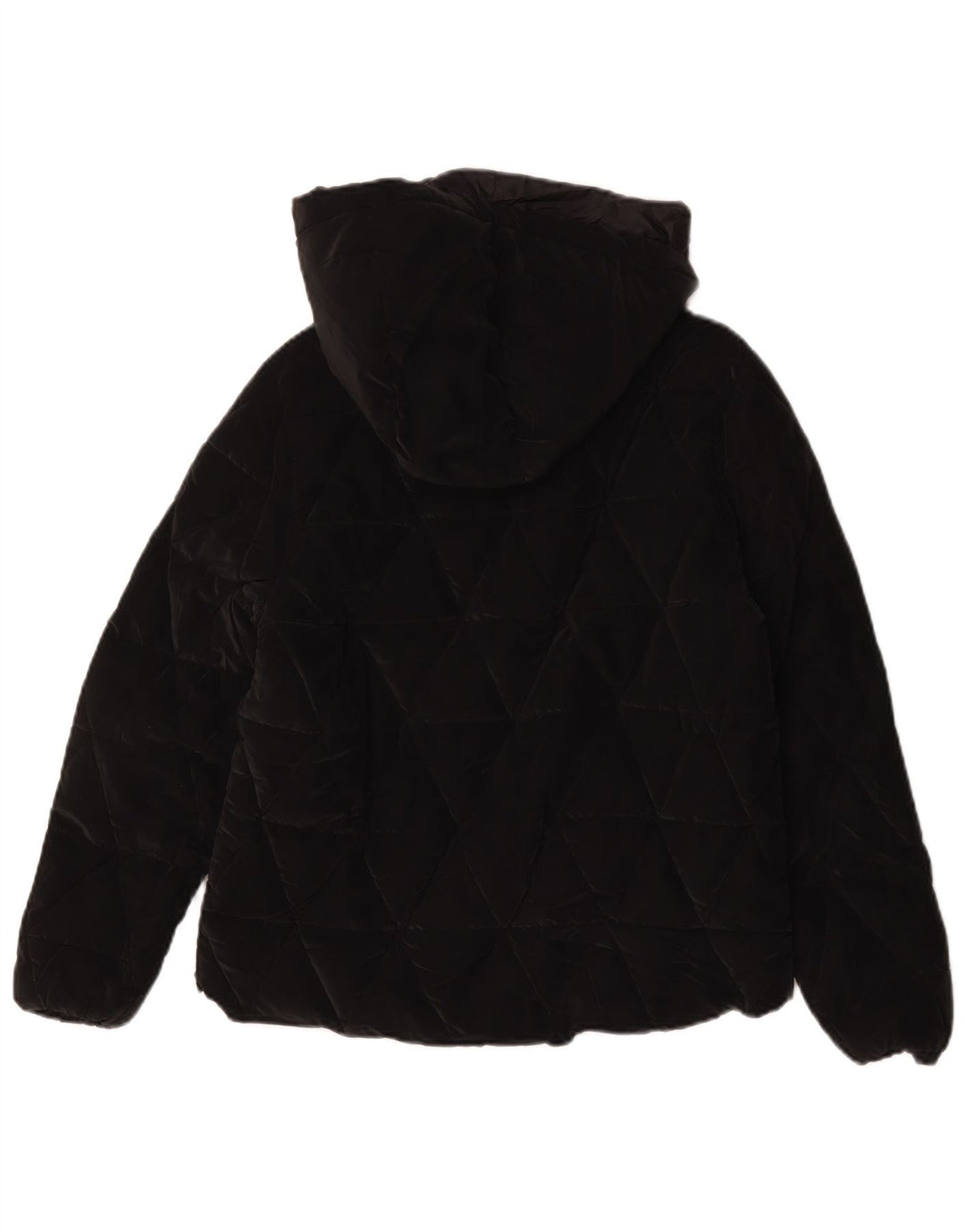Zara Wattierte Jacke mit Kapuze für Mädchen, 13–14 Jahre, Schwarz