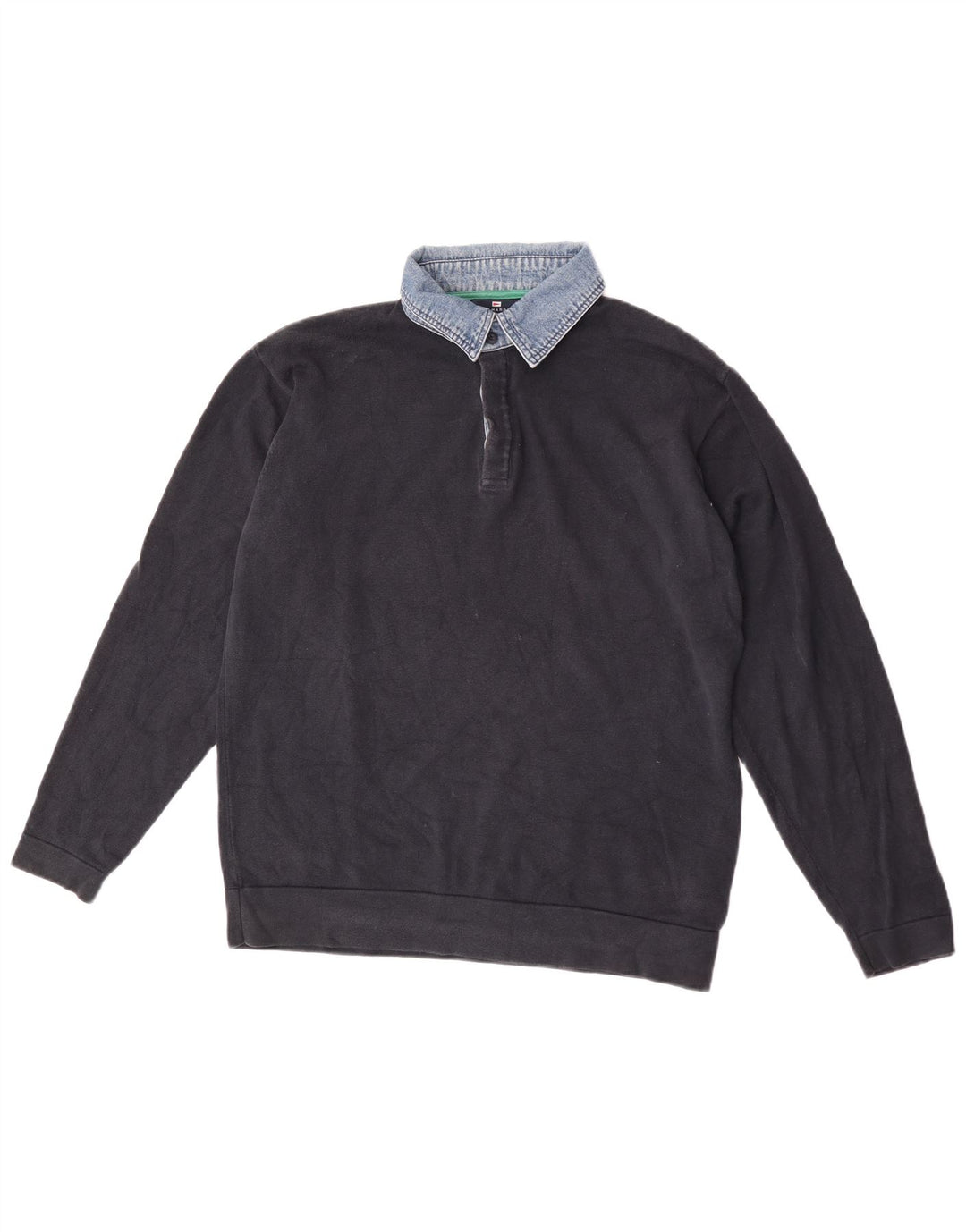 Marks & Spencer Herren-Pullover „Harbor“ mit Polokragen, Blau, Mittelblau