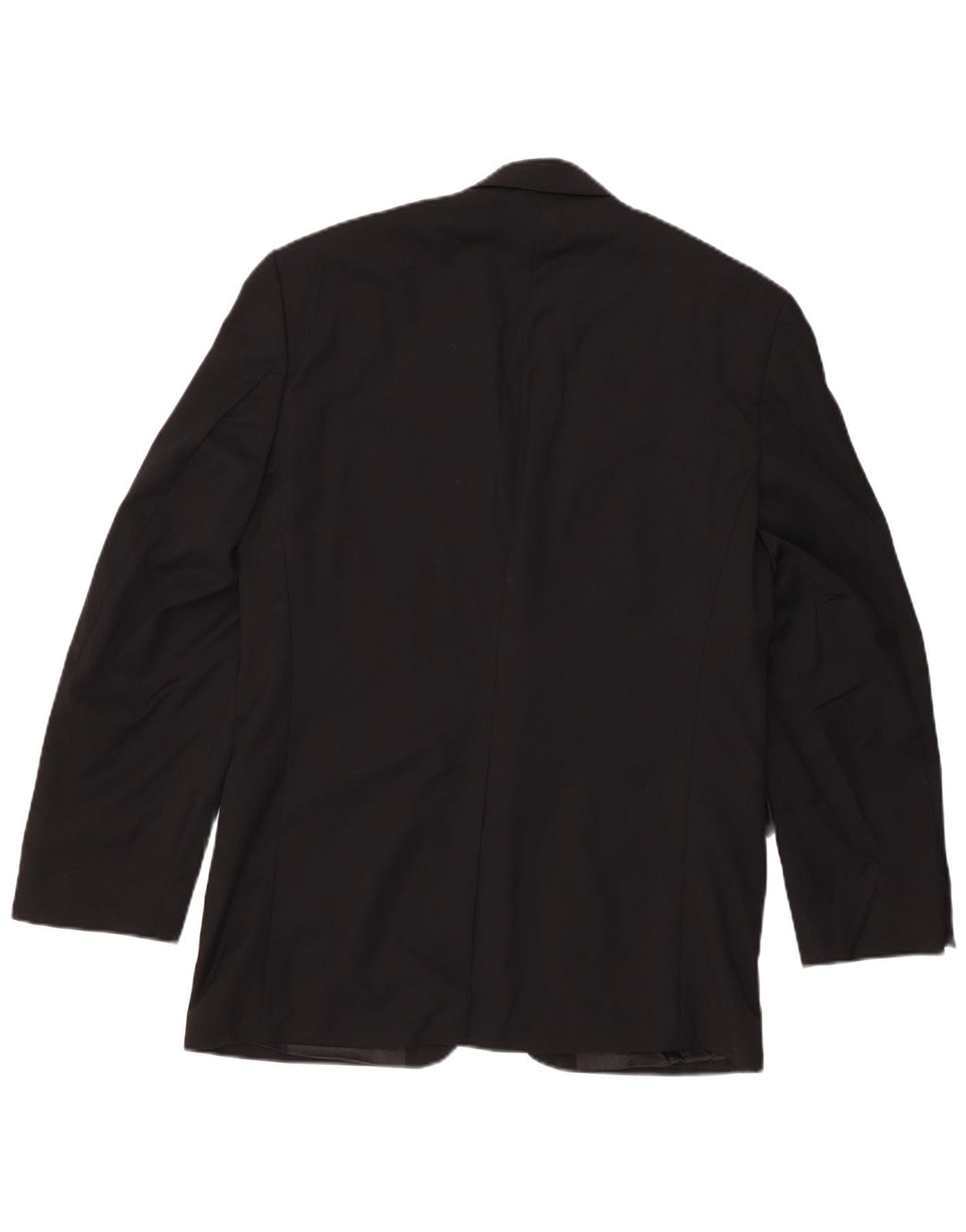 Chaps Herren-Blazer mit 2 Knöpfen, UK 38, mittelschwarze Wolle