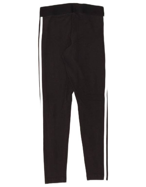 Adidas Damen-Leggings mit regulärer Passform, UK 8/10, Größe S, Schwarz, Baumwolle