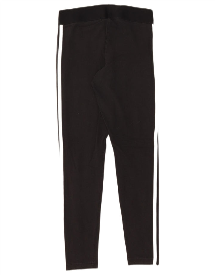 Adidas Damen-Leggings mit regulärer Passform, UK 8/10, Größe S, Schwarz, Baumwolle