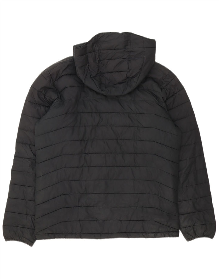 Columbia Herren-Jacke mit Kapuze, gepolstert, UK 38, Mittelschwarz, Polyester