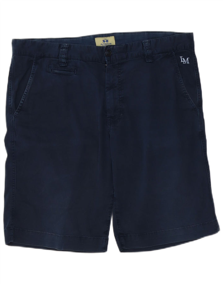 LA MARTINA Herren Chinoshorts W38 XL Marineblau
