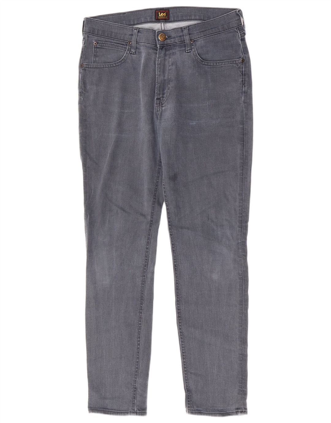 Lee Damen Tapered Slim Jeans W31 L30 Blaue Baumwolle