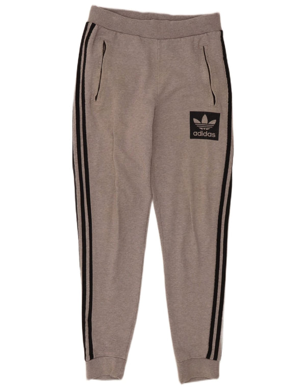 Adidas Herren Graphic Trainingshose Jogger XS Grau Baumwolle