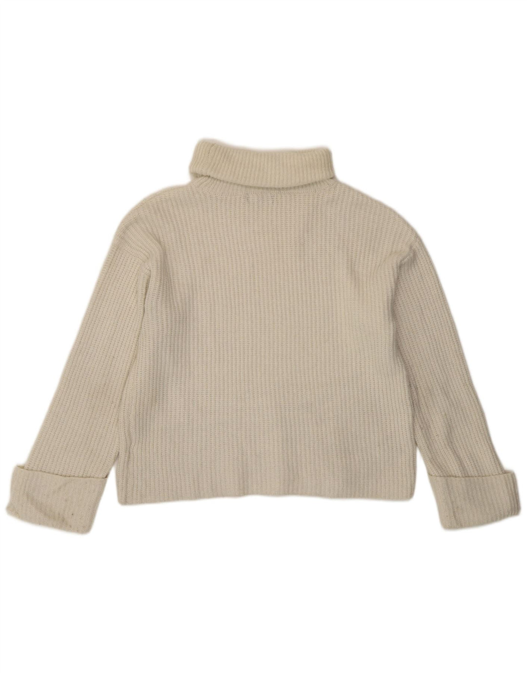 Marks & Spencer Herren-Pullover mit Rollkragen, Größe S, gebrochenes Weiß, Polyamid