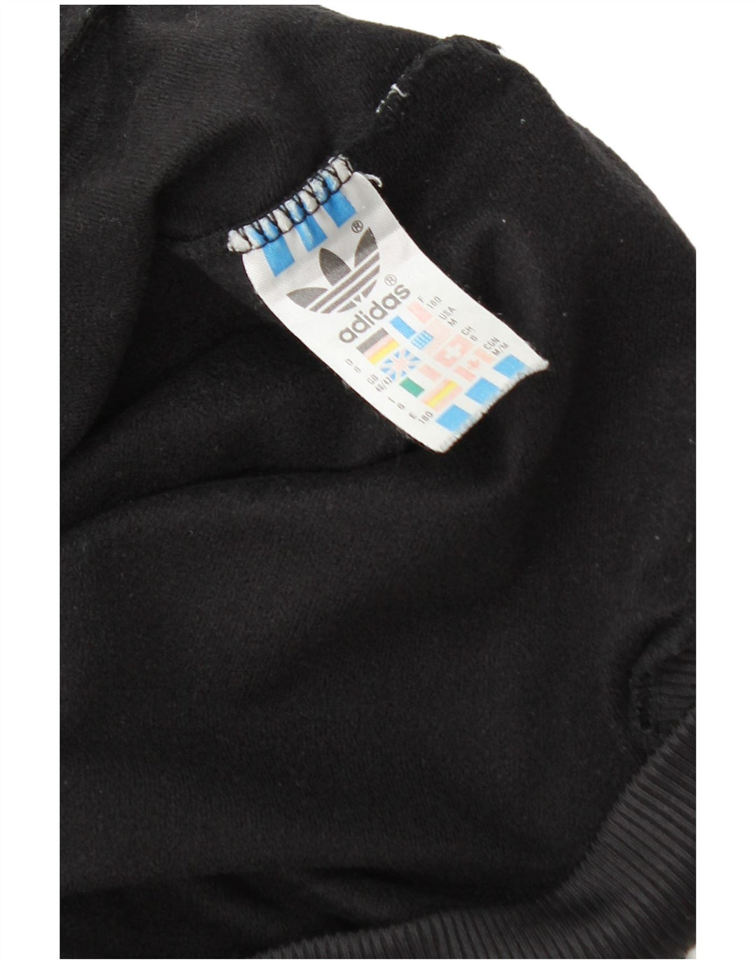 Adidas Herren Trainingsanzug Top Jacke UK 40/42 Medium Schwarz