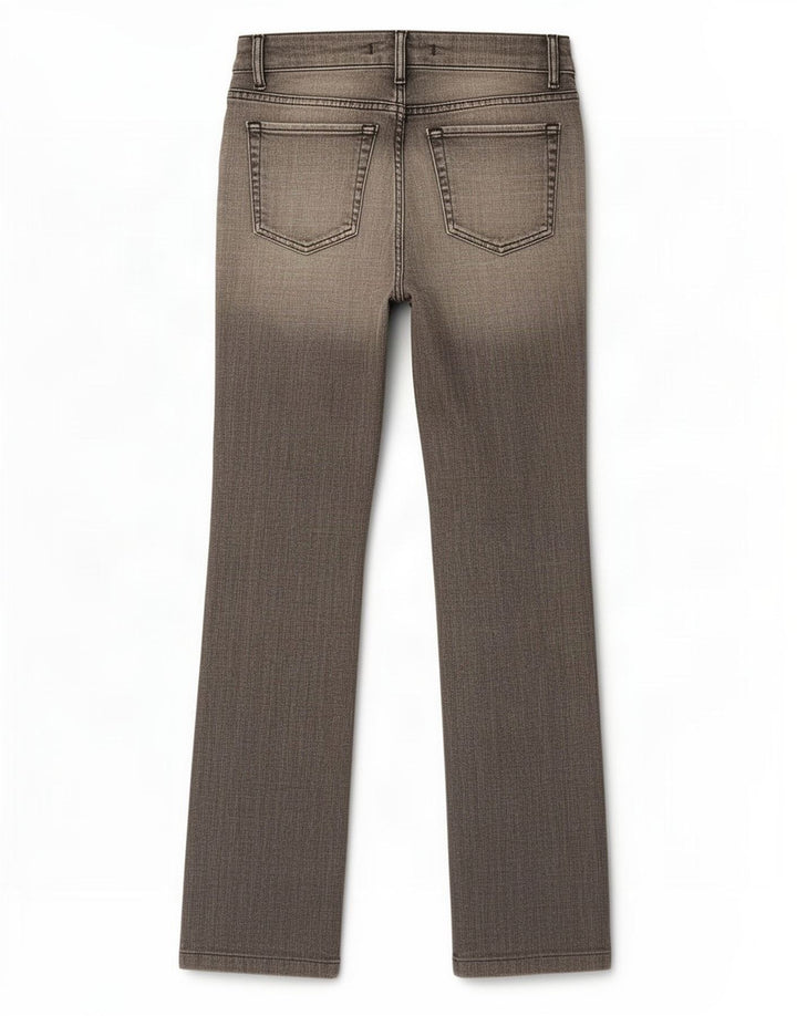 Zara Damen Bootcut Jeans EU 38 Small W28 L32 Graue Baumwolle