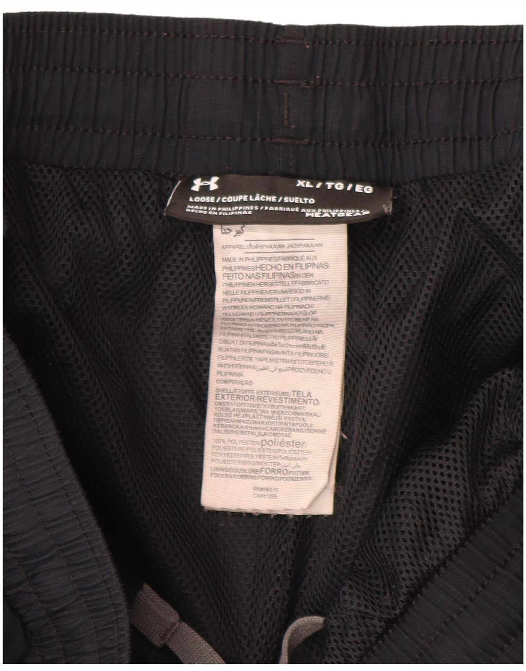 Under Armour Herren-Trainingshose mit Grafik, XL, Schwarz, Polyester