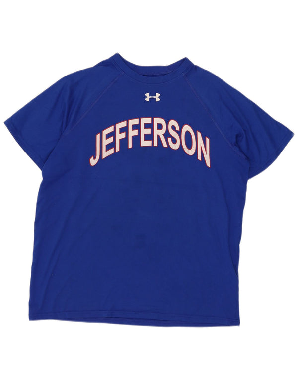 Under Armour Jungen Heat Gear Graphic T-Shirt Top 13–14 Jahre XL Blau