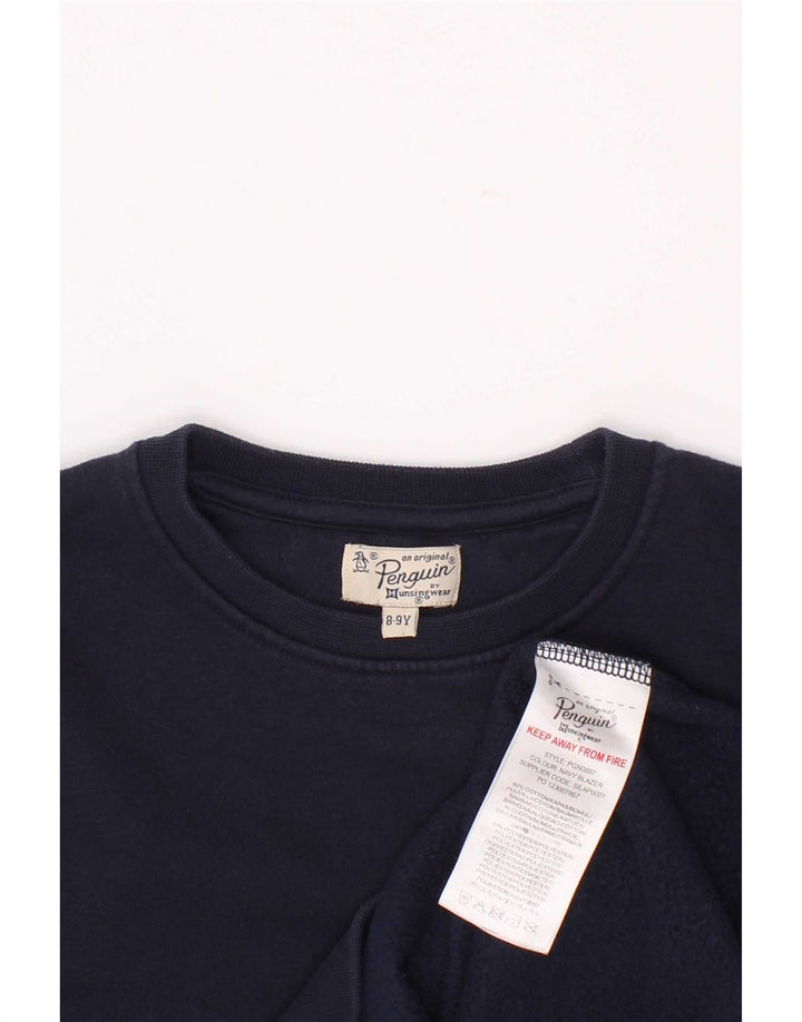 Pinguin Jungen Sweatshirt Pullover 8–9 Jahre Marineblau