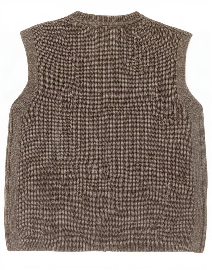 Marks & Spencer Damen-Cardigan, ärmellos, Gr. 10, Größe S, Grau