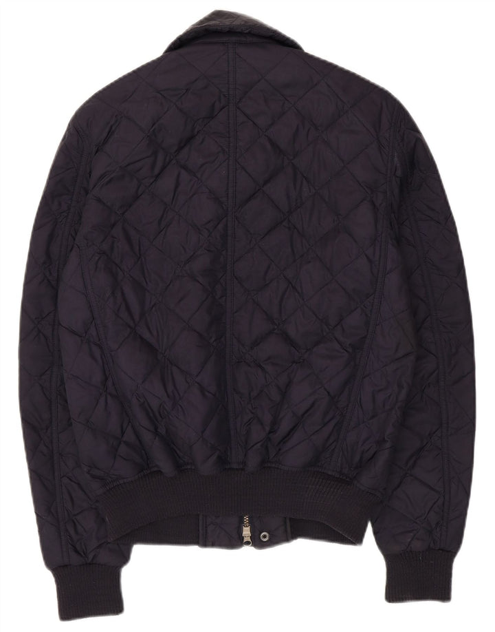 Barbour Herren Steppjacke UK 36 Small Marineblau Polyamid