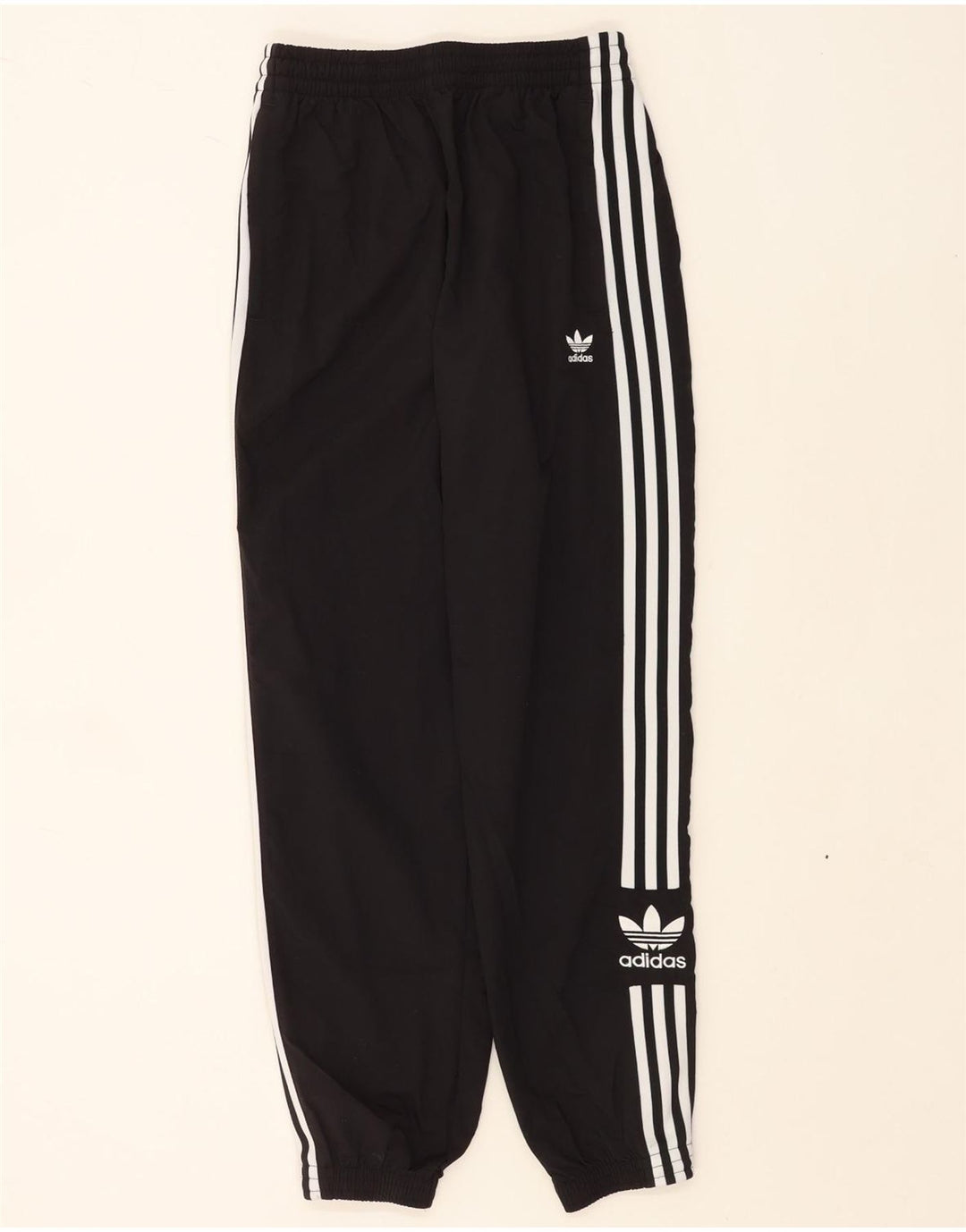 Adidas Damen Trainingshose Jogger UK 10 Small Schwarz Polyester